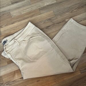 Torrid Cropped Khaki Pants, 26